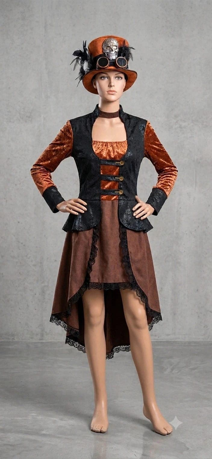 Costume steampunk, porté 4h